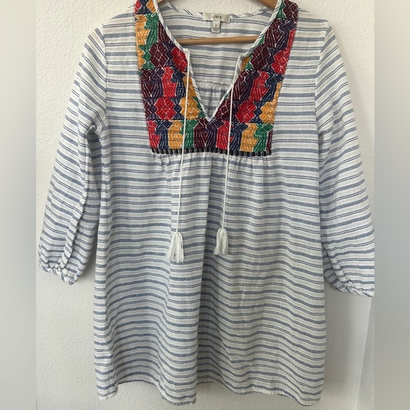 J Crew Striped Beach Tunic - Picture 3 of 6